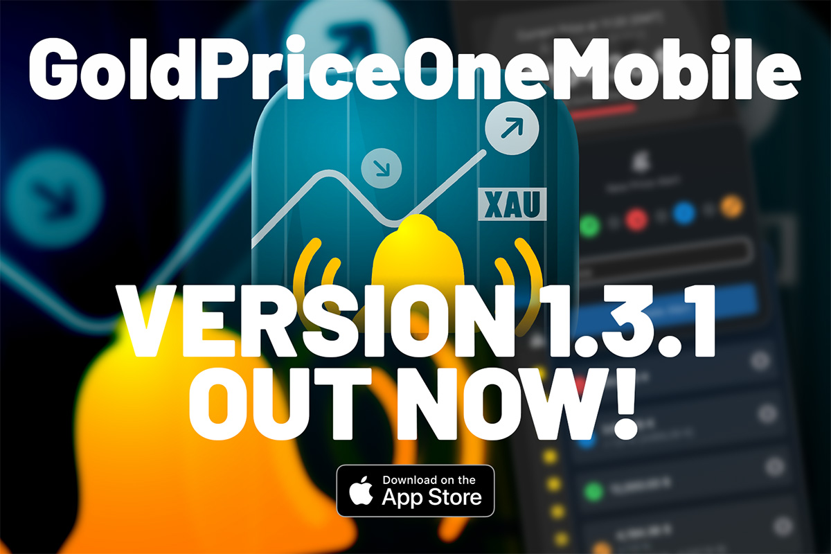 goldpriceonemobile update 1.3.1 available