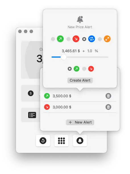 add moving alert goldpriceone