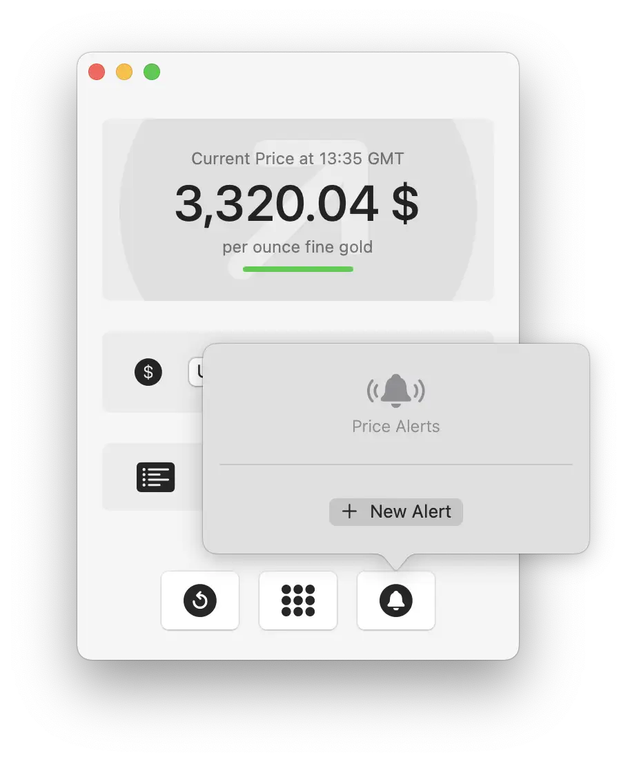 gold price alerts list goldpriceone