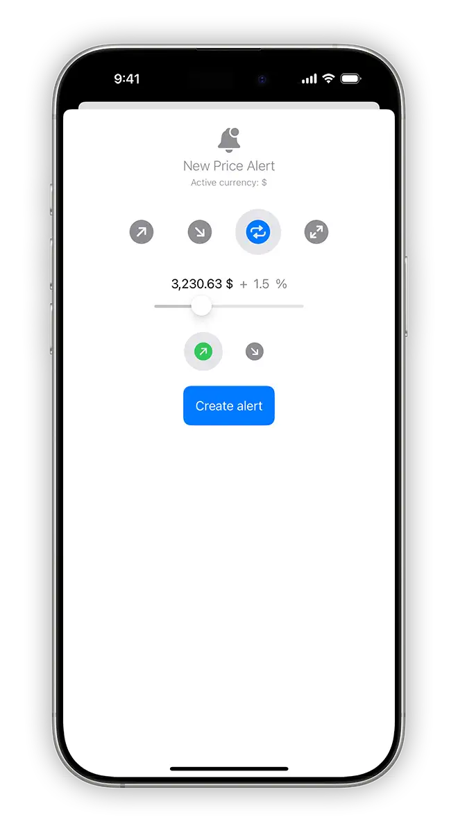 add a moving alert goldpriceonemobile